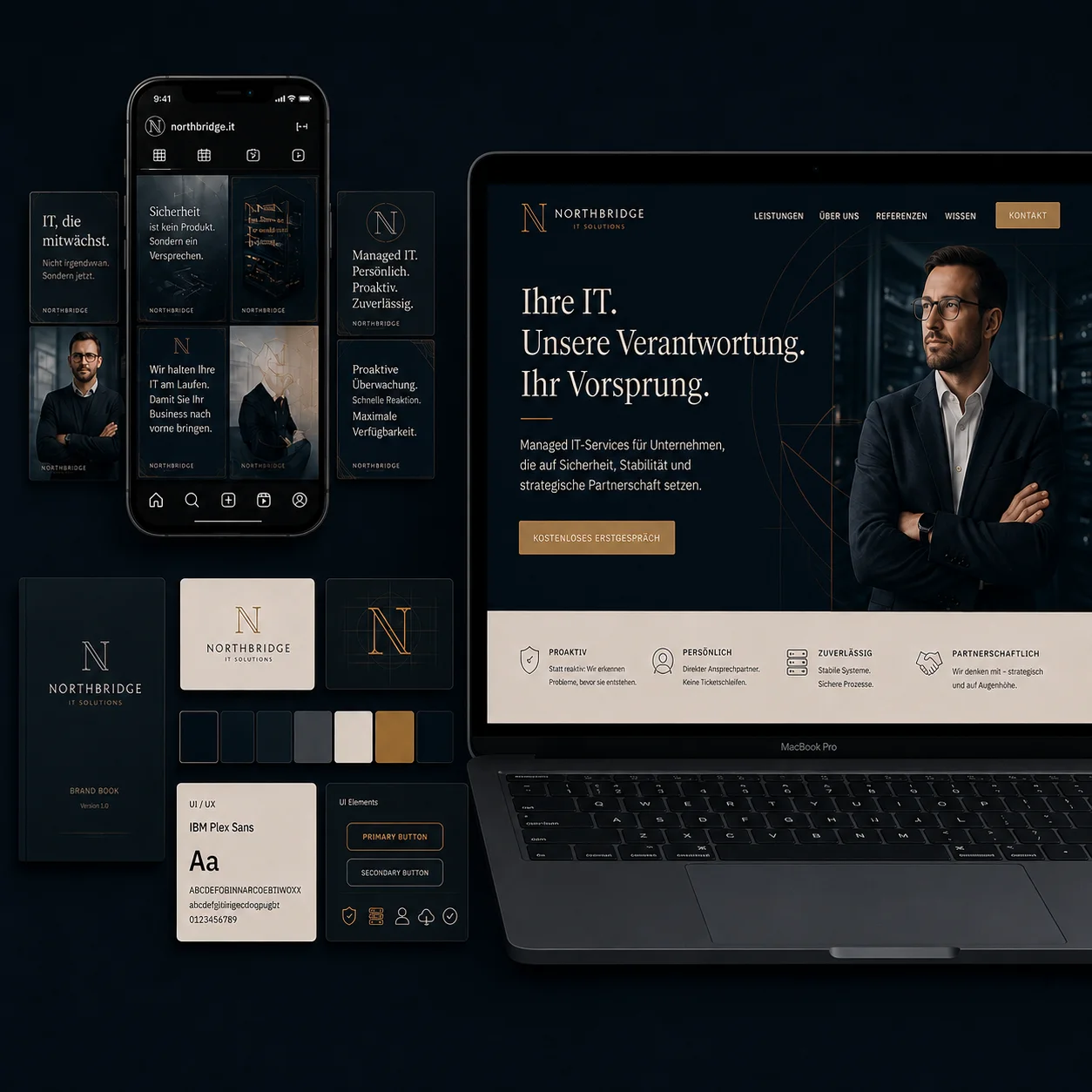 Website Branding als Leistungsbeispiel